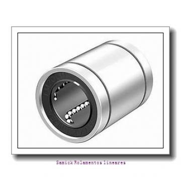 40 mm x 60 mm x 60,5 mm  Samick LM40UUOP rolamentos lineares